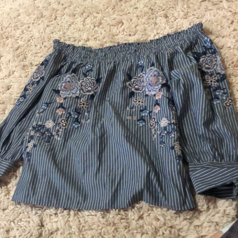 Off the shoulder blouse